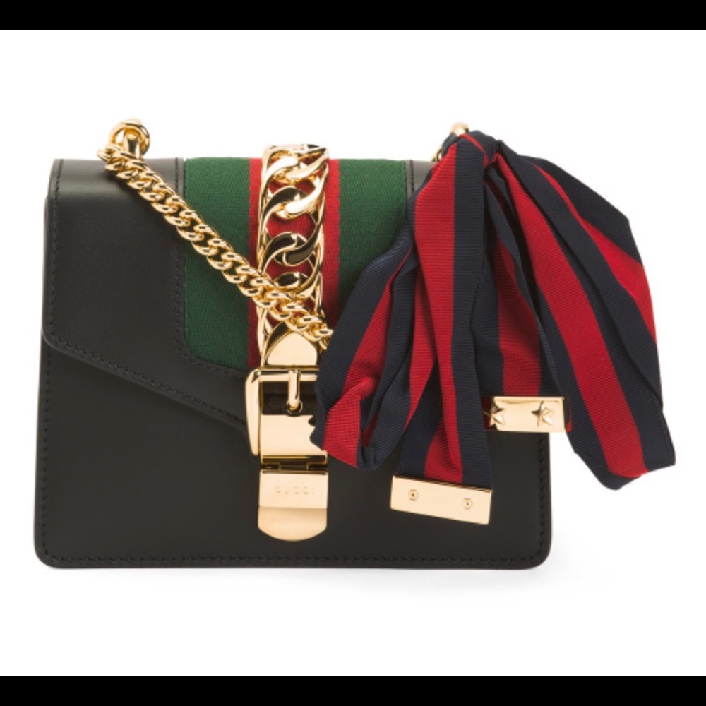 Gucci Sylvie Leather Mini Chain Bag